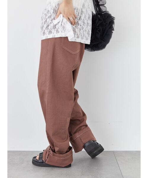 Comme des garçons アーカイブ　2003ss 裾リボンパンツ ehka sopo（エヘカソポ）の「裾リボンパンツ（その他パンツ）」 - WEAR