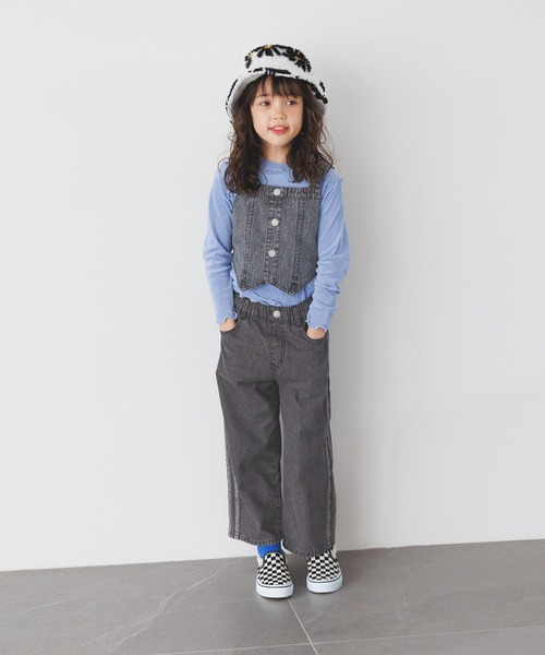 BAYFLOW（ベイフロー）の「[ウエスト調整可] ラインデニムパンツ(KIDS)（デニムパンツ・キッズ・ブラック/ブルー・110cm/120cm/130cm/140cm/150cm）」の5枚目の写真