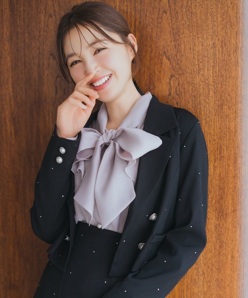 セール】ホットフィットショートジャケット（テーラードジャケット