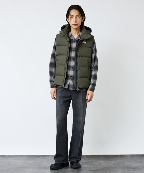 Pyrenex(ピレネックス)の「【PYRENEX / ピレネックス】HMY021 / SPOUTNIC MINI RIPSTOP VEST / スプ―トニック ミニリップストップ ベスト / ユニセックス(ダウンベスト・メンズ・ブラック/ネイビー/オレンジ/ブルー/イエロー/ブラウン/カーキ/ボルドー/ベージュ・M/L/XL/S)」の20枚目の写真