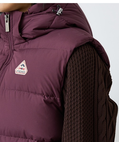 Pyrenex（ピレネックス）の「【PYRENEX / ピレネックス】HMY022/SPOUTNIC MINI RS VEST/スプートニック ミニ リップストップ ベスト（ダウンベスト・メンズ・ブラック/ネイビー/オレンジ/ブルー/イエロー/ブラウン/カーキ/ボルドー/ベージュ・M/L/XL/S）」の19枚目の写真