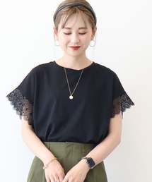 レーススリーブカットプルオーバー