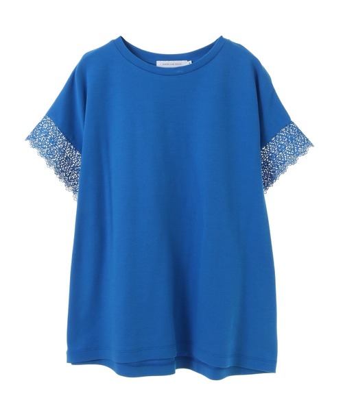 AMERICAN HOLIC(アメリカンホリック)の「レーススリーブカットプルオーバー(Tシャツ/カットソー・レディース・ブラック/オフホワイト/ブルー・M/L)」の4枚目の写真
