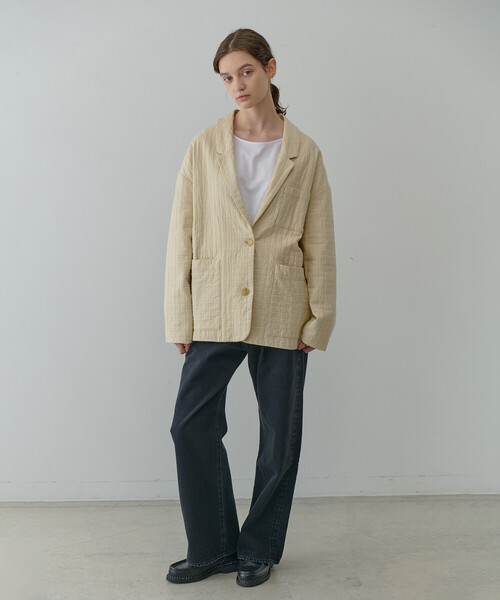 【セール】elsa esturgie | コットン テーラードジャケット WOMEN（テーラードジャケット）｜Bshop（ビショップ）