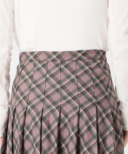 Oriens JOURNAL STANDARD（オリエンス ジャーナルスタンダード）の「チェックプリーツスカート（スカート・レディース・パープル/ピンク系その他・38/36）」の12枚目の写真