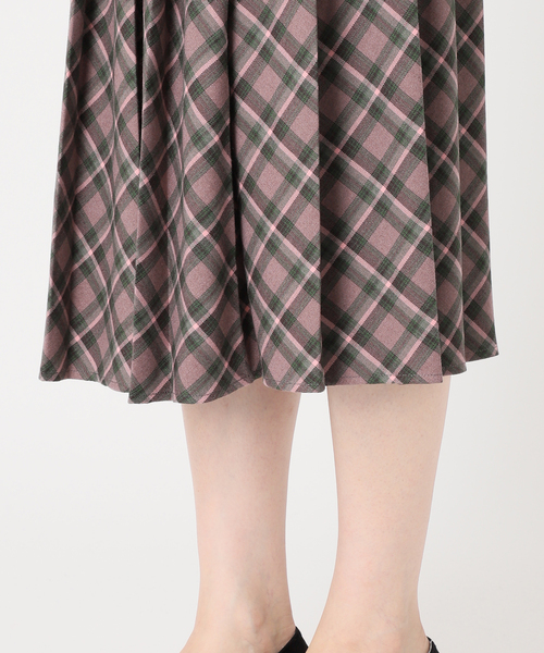 Oriens JOURNAL STANDARD（オリエンス ジャーナルスタンダード）の「チェックプリーツスカート（スカート・レディース・パープル/ピンク系その他・38/36）」の15枚目の写真