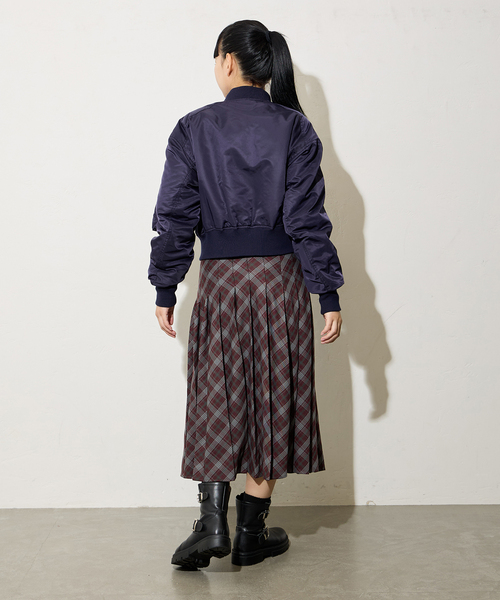 Oriens JOURNAL STANDARD（オリエンス ジャーナルスタンダード）の「チェックプリーツスカート（スカート・レディース・パープル/ピンク系その他・38/36）」の22枚目の写真