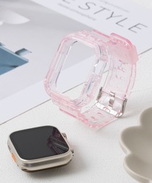 emonique（エモニーク）の「スマートウォッチバンド付きケース【38/40/41/42/44/45mm対応】（デジタル腕時計）」