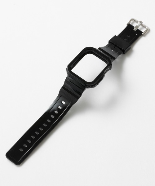 emonique(エモニーク)の「スマートウォッチバンド付きケース Apple Watch バンド【38/40/41/42/44/45mm対応】(デジタル腕時計・レディース・ホワイト/ブラック/ピンク/グリーン/クリアブラック/クリア/クリアブルー/ベビーピンク・38/42)」の12枚目の写真