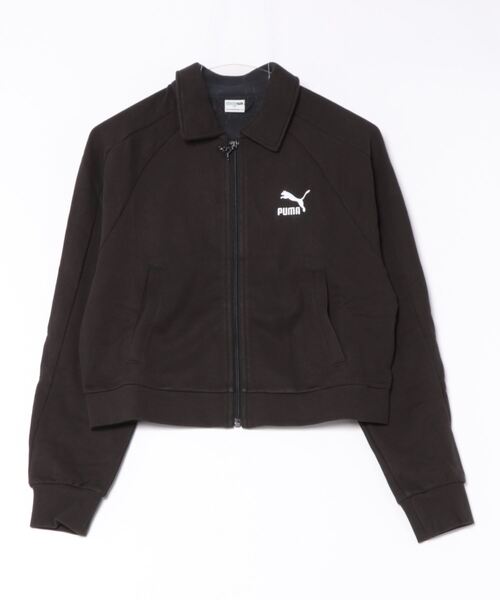 PUMA(プーマ)の「PUMA プーマ ウィメンズ T7 トラックジャケット(ジャージ・レディース・ブラック/ブラック×ホワイト・LARGE/MEDIUM/SMALL/X-LARGE)」の14枚目の写真