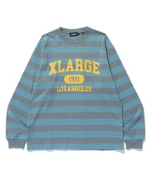 XLARGE(GNXg[W)STRIPED L/S TEE(TVc/Jbg\[)