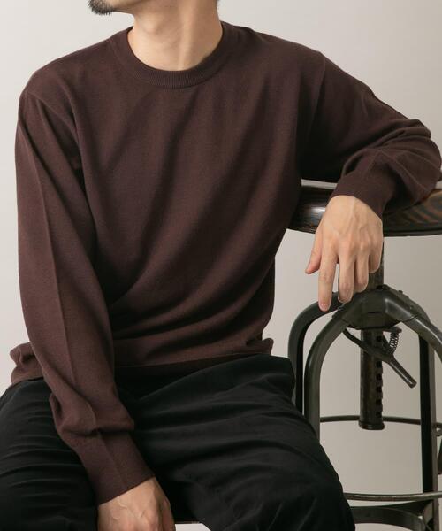 【セール】ウォッシャブルストレッチクルーネックニット（ニット/セーター）｜URBAN RESEARCH ROSSO MEN（アーバンリサーチロッソメン）