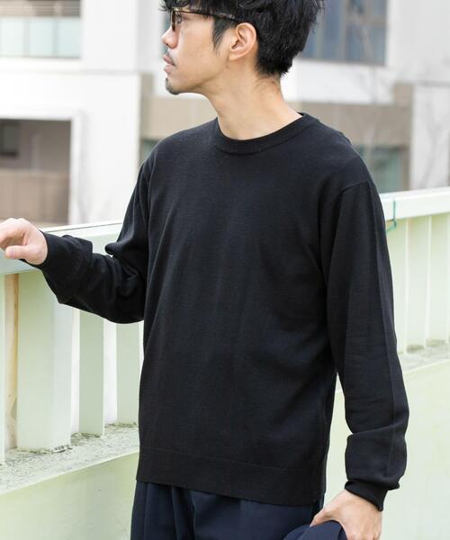 【セール】ウォッシャブルストレッチクルーネックニット（ニット/セーター）｜URBAN RESEARCH ROSSO MEN（アーバンリサーチロッソメン）