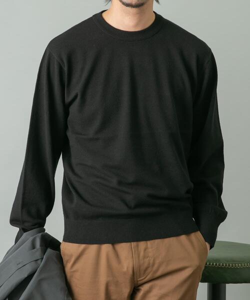 【セール】ウォッシャブルストレッチクルーネックニット（ニット/セーター）｜URBAN RESEARCH ROSSO MEN（アーバンリサーチロッソメン）