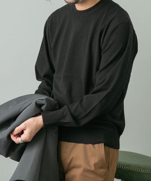 【セール】ウォッシャブルストレッチクルーネックニット（ニット/セーター）｜URBAN RESEARCH ROSSO MEN（アーバンリサーチロッソメン）