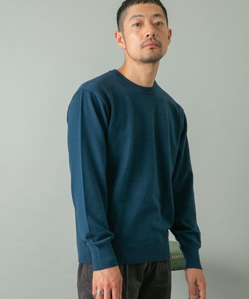 【セール】ウォッシャブルストレッチクルーネックニット（ニット/セーター）｜URBAN RESEARCH ROSSO MEN（アーバンリサーチロッソメン）