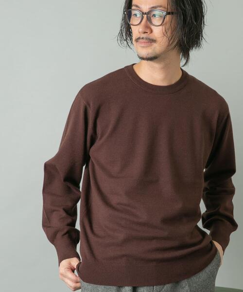 【セール】ウォッシャブルストレッチクルーネックニット（ニット/セーター）｜URBAN RESEARCH ROSSO MEN（アーバンリサーチロッソメン）