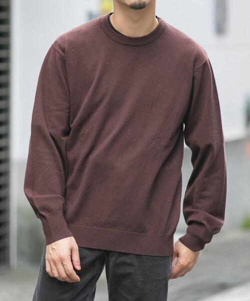 【セール】ウォッシャブルストレッチクルーネックニット（ニット/セーター）｜URBAN RESEARCH ROSSO MEN（アーバンリサーチロッソメン）