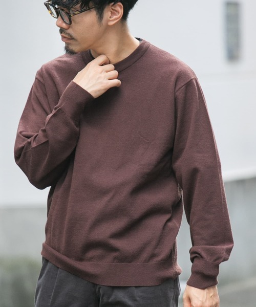 【セール】ウォッシャブルストレッチクルーネックニット（ニット/セーター）｜URBAN RESEARCH ROSSO MEN（アーバンリサーチロッソメン）