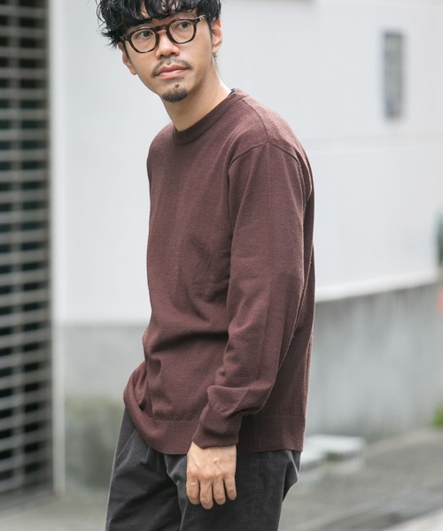 【セール】ウォッシャブルストレッチクルーネックニット（ニット/セーター）｜URBAN RESEARCH ROSSO MEN（アーバンリサーチロッソメン）