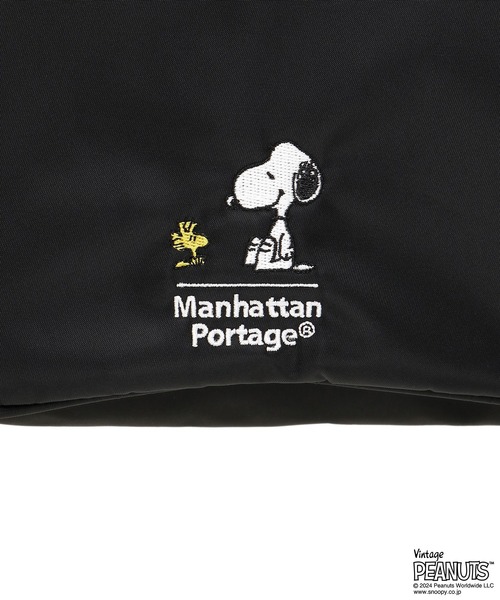 Manhattan Portage（マンハッタンポーテージ）の「Whitehall Shoulder Bag PEANUTS FW2024（ショルダーバッグ・レディース・ブラック・SMALL）」の11枚目の写真