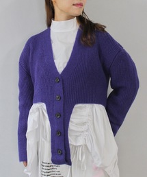 SANSeLF | フロントバックアシンメトリーカーディガン【SANSeLF】sanw24a033(カーディガン/ボレロ)