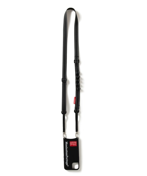 Manhattan Portage(マンハッタンポーテージ)の「【Manhattan Portage】Manhattan Portage PU LEATHER Sling Case LOGO/SKYLINE iPhone13 14 兼用 FSUN(スマホケース/カバー・メンズ・ブラック/ブラック系その他2・FREE)」の9枚目の写真