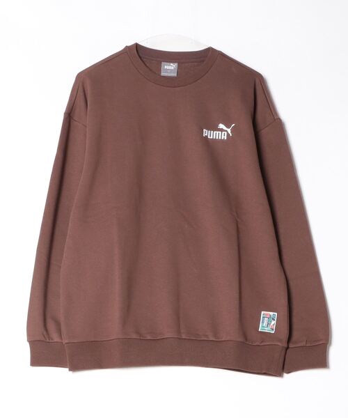 PUMA(プーマ)の「プーマ PUMA YOS スウェットクルー_(スウェット・メンズ・ブラック/グレイッシュブルー/ブラウン・S/M/L/LL/3L)」の2枚目の写真