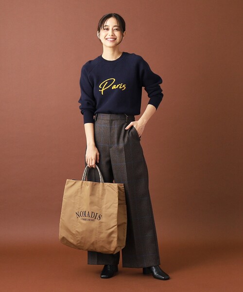 NOMADIS(ノマディス)の「◆NOMADIS(ノマディス)SAC2 ビッグトートバッグ(トートバッグ・レディース・ベージュ/ワインレッド・00)」の10枚目の写真