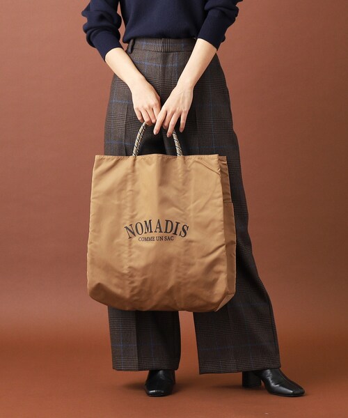 NOMADIS(ノマディス)の「◆NOMADIS(ノマディス)SAC2 ビッグトートバッグ(トートバッグ・レディース・ベージュ/ワインレッド・00)」の12枚目の写真