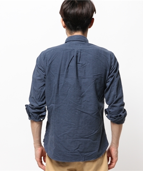 JOURNAL STANDARD（ジャーナルスタンダード）の「起毛ネルシャツ#（シャツ/ブラウス・メンズ・ホワイト/レッド/ネイビー/サファリグリーン・LARGE/MEDIUM）」の6枚目の写真