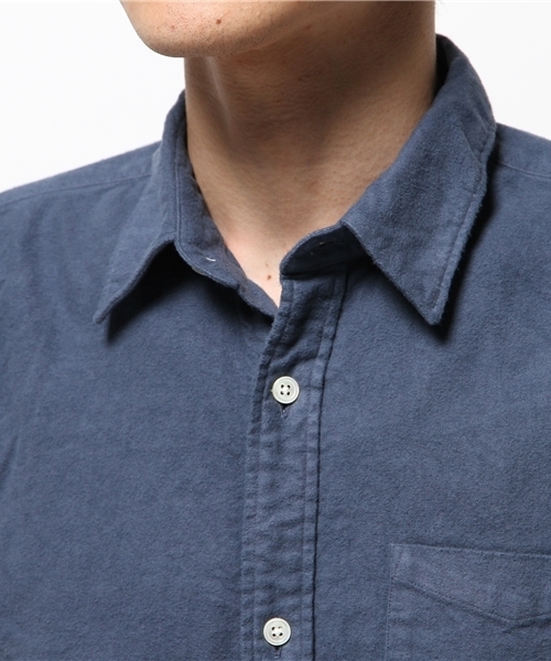 JOURNAL STANDARD（ジャーナルスタンダード）の「起毛ネルシャツ#（シャツ/ブラウス・メンズ・ホワイト/レッド/ネイビー/サファリグリーン・LARGE/MEDIUM）」の8枚目の写真