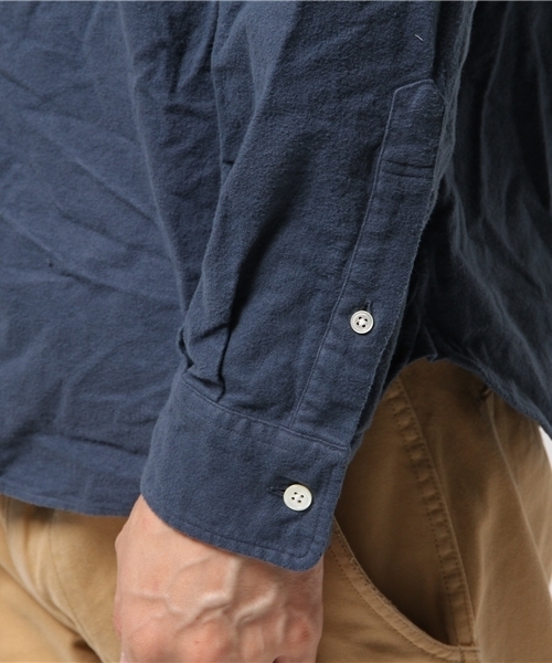 JOURNAL STANDARD（ジャーナルスタンダード）の「起毛ネルシャツ#（シャツ/ブラウス・メンズ・ホワイト/レッド/ネイビー/サファリグリーン・LARGE/MEDIUM）」の14枚目の写真