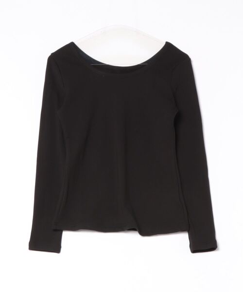 aimoha(アイモハ)の「【Aimoha】Uネック裏起毛インナートップス (AW) (LV)(Tシャツ/カットソー・レディース・ベージュ/ブラウン/ホワイト/ブラック・SMALL/MEDIUM/LARGE/X-LARGE/XX-LARGE)」の9枚目の写真