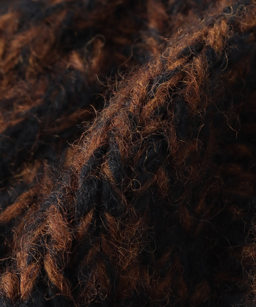 SUBLIME(サブライム)の「SUBLiME/サブライム HAND KNIT FISHERMAN WT(ニットキャップ/ビーニー・メンズ・ブラック/ネイビー/マスタード・FREE)」の6枚目の写真