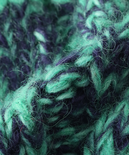 SUBLIME(サブライム)の「SUBLiME/サブライム HAND KNIT FISHERMAN WT(ニットキャップ/ビーニー・メンズ・ブラック/ネイビー/マスタード・FREE)」の7枚目の写真