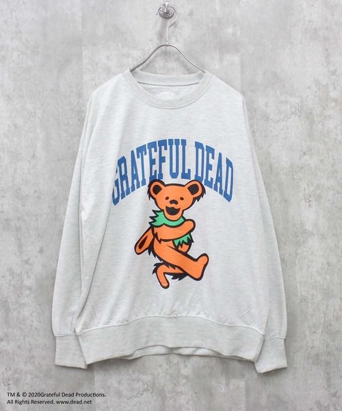 GRATEFUL DEAD グレイトフルデッド 綿タッチ ミニ裏毛 スウェット