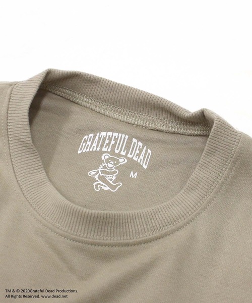 Grateful Dead(グレイトフルデッド)の「GRATEFUL DEAD グレイトフルデッド 綿タッチ ミニ裏毛 スウェット(スウェット・メンズ・ネイビー/オートミール/ベージュ/チャコール/杢グレー/オフホワイト/グリーン/ブラック・XL/L/M)」の19枚目の写真