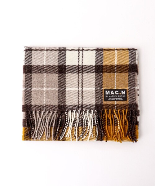 NOLLEY’S（ノーリーズ）の「【MAC.N/マックエヌ】Lambswool Scarf Check 30（マフラー・メンズ・ブルー系その他6/グレー系その他/イエロー系その他/オレンジ系その他/レッド系その他・FREE）」の6枚目の写真