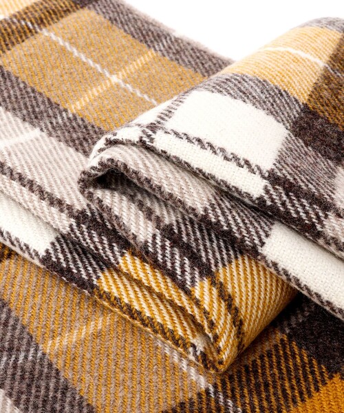 NOLLEY’S（ノーリーズ）の「【MAC.N/マックエヌ】Lambswool Scarf Check 30（マフラー・メンズ・ブルー系その他6/グレー系その他/イエロー系その他/オレンジ系その他/レッド系その他・FREE）」の9枚目の写真