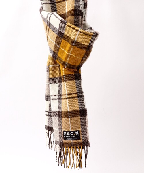 NOLLEY’S（ノーリーズ）の「【MAC.N/マックエヌ】Lambswool Scarf Check 30（マフラー・メンズ・ブルー系その他6/グレー系その他/イエロー系その他/オレンジ系その他/レッド系その他・FREE）」の15枚目の写真