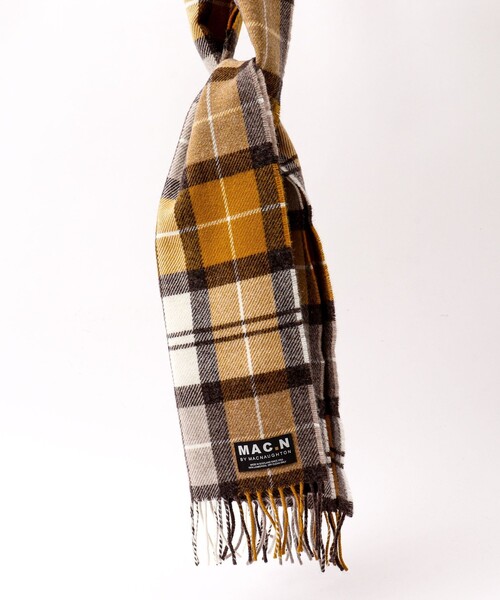 NOLLEY’S（ノーリーズ）の「【MAC.N/マックエヌ】Lambswool Scarf Check 30（マフラー・メンズ・ブルー系その他6/グレー系その他/イエロー系その他/オレンジ系その他/レッド系その他・FREE）」の16枚目の写真