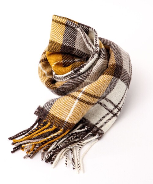 NOLLEY’S（ノーリーズ）の「【MAC.N/マックエヌ】Lambswool Scarf Check 30（マフラー・メンズ・ブルー系その他6/グレー系その他/イエロー系その他/オレンジ系その他/レッド系その他・FREE）」の18枚目の写真