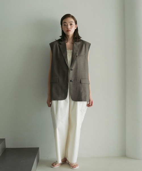 【試着のみ】アンヌーク anuke cutoffovervest ànuke online store（アンヌーク） / Cutoff Over VestCutoff