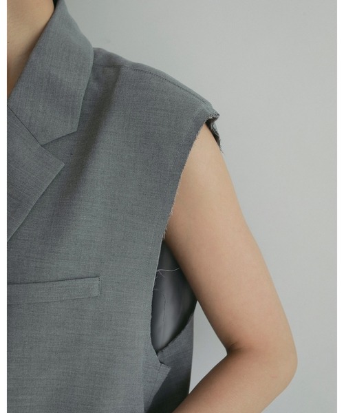 ANUKE (アンヌーク）Cutoff Over Vest 即納 SALE ànuke online store（アンヌーク） / Cutoff Over VestCutoff