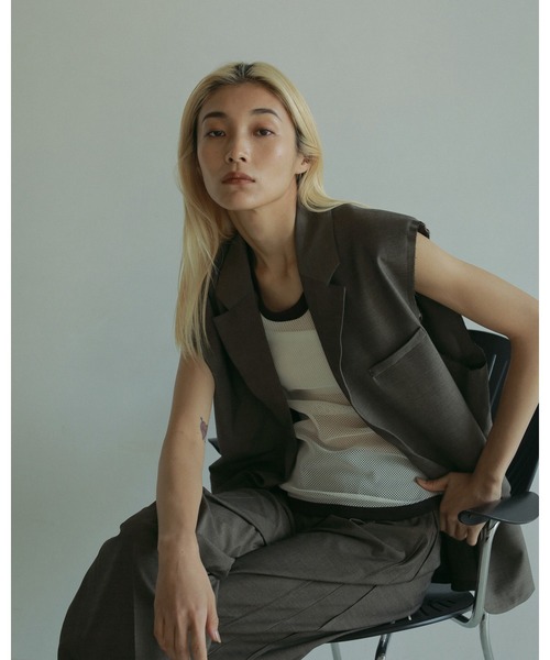 セール】Cutoff Over Vest（その他アウター）｜anuke