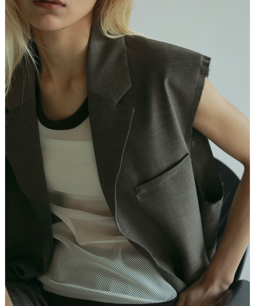 セール】Cutoff Over Vest（その他アウター）｜anuke