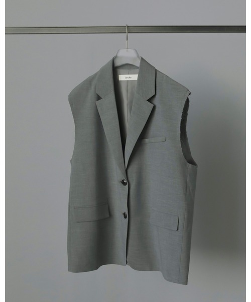 セール】Cutoff Over Vest（その他アウター）｜anuke（アンヌーク）の