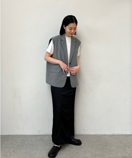 セール】Cutoff Over Vest（その他アウター）｜anuke