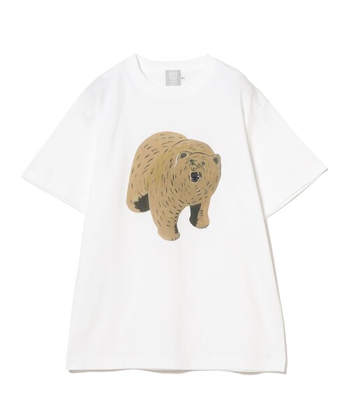 BEAMS JAPAN（ビームス　ジャパン）の「木彫り熊 イラスト Tシャツ（Tシャツ/カットソー・レディース・その他5/その他3/その他/その他7/その他4/その他2/その他1/その他6・LARGE/SMALL/X-LARGE/MEDIUM）」の3枚目の写真
